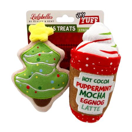 Lulubelles Tiny Tuff Christmas Treats Dog Toy