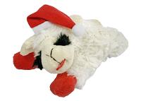 Multipet Holiday Lambchop with Santa Hat (Item #51829)