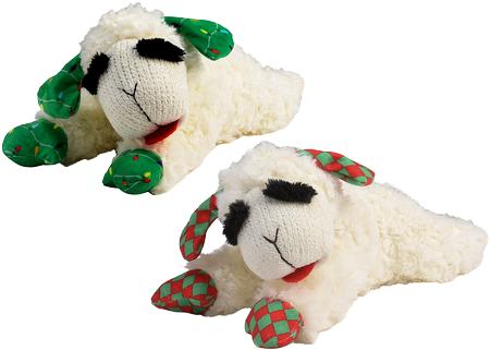 Multipet Christmas Lambchop Dog Toy - Assorted