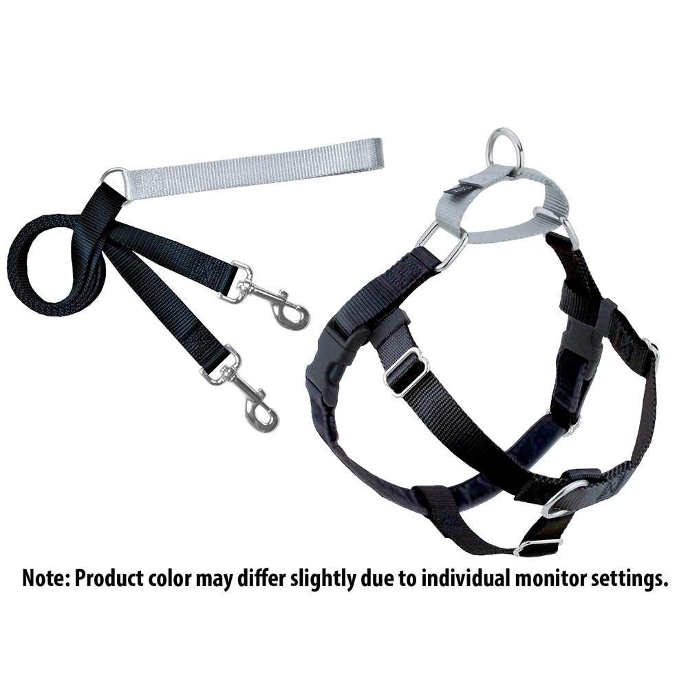 Treats Unleashed Freedom 2 Hounds Freedom No Pull Harness Black