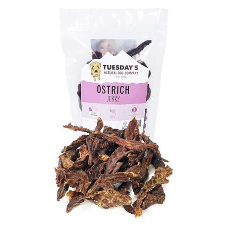 Tuesday's Natural Dog Company Ostrich Jerky