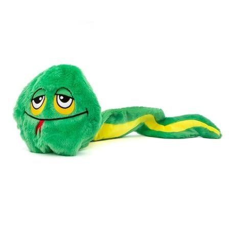 Guru Hide-A-Tail Green Snake Dog Toy