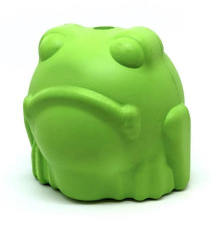 Soda Pup Bull Frog Durable Rubber Dog Toy
