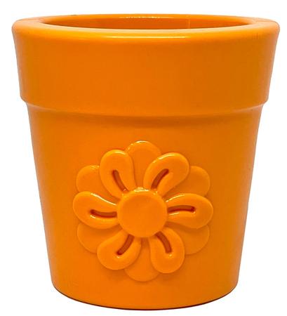 Soda Pup Flower Pot Durable Rubber Dog Toy