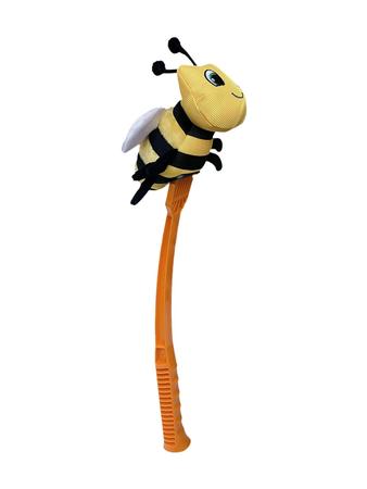 Flingerz Funki Bug Honey Bee with Launcher Dog Toy