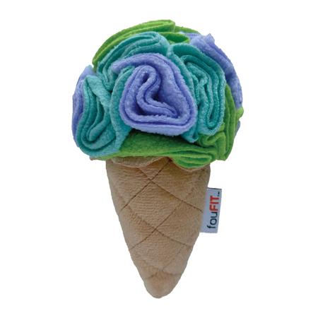 FouFit Hide 'n Seek Superhero Cone Snuffle Dog Toy