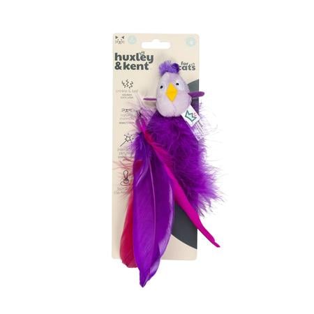 Huxley & Kent Purple Birdy Feather Teasers 2pk Refill Cat Toy