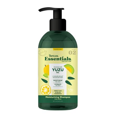 Tropiclean Essentials Yuzu Oil Moisturizing Shampoo for Dogs