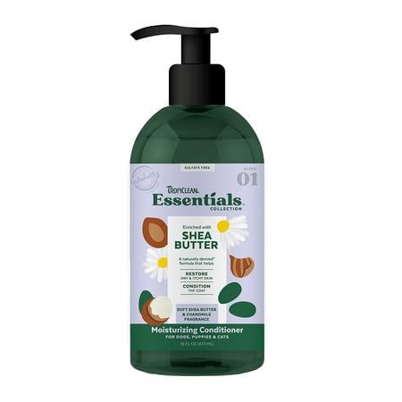Tropiclean Essentials Shea Butter Moisturizing Conditioner for Dogs and Cats