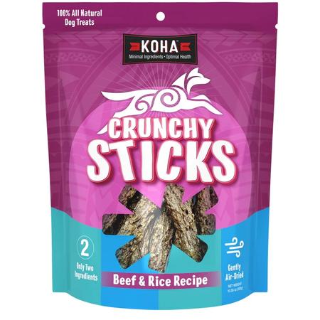 Koha Crunchy Sticks Beef & Rice Dog Treats