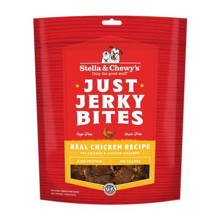 Stella & Chewy's Just Jerky Bites Real Chicken Recipe Dog Treats