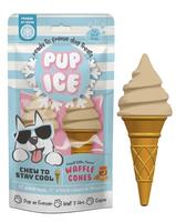 Pup Ice Waffle Cone Vanilla & Peanut Butter Flavor Dog Chew