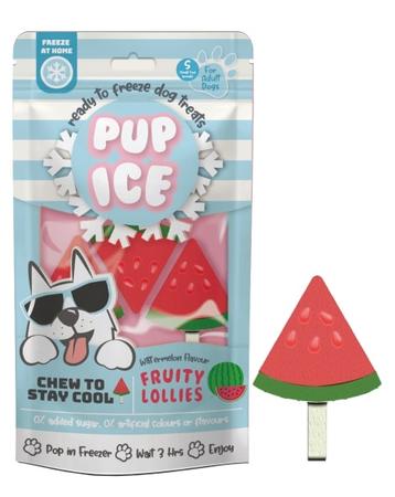 Pup Ice Fruity Lollies Watermelon Flavor Dog Chew