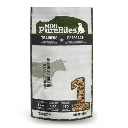 Pure Bites Mini Trainers Beef Liver Dog Treats