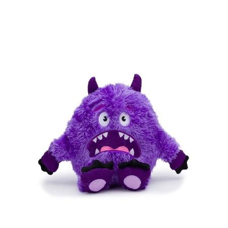 Fab Dog Fluffy Medium Purple Monster Toy