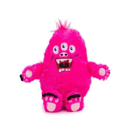 Fab Dog Fluffy Large Pink Monster Toy