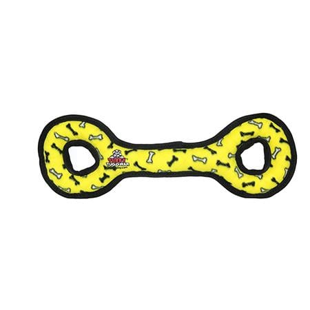 Tuffy Ultimate Tug-O-War Dog Toy - Yellow Bones