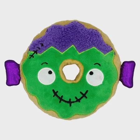 Huxley & Kent Frankenstein Donut Plush Dog Toy