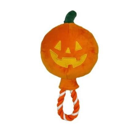 Huxley & Kent Jack O Lantern Safety Pop Dog Toy