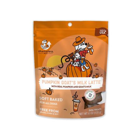 Shameless Pets Pumpkin Goat's Milk Latte Dog Treats