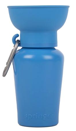 Springer Flip Dog Travel Water Bottle - Blueberry