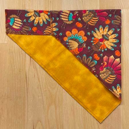 KMS Colorful Turkeys Pet Bandana