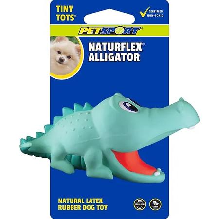 Petsport Naturflex Tiny Alligator Dog Toy