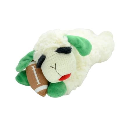 Multipet Football Tailgate Lambchop Dog Toy