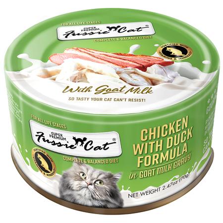 Fussie Cat Chicken with Duck Formula in Goat Milk Gravy