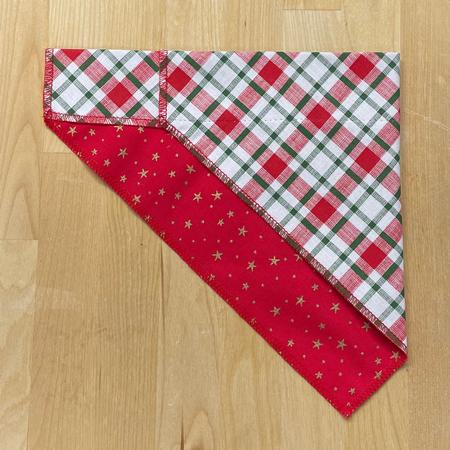 KMS Christmas Plaid Bandana