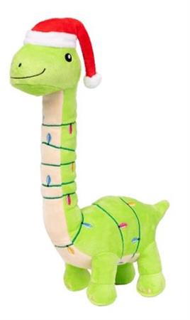 Fuzzyard Lit-a-saurus Plush Dog Toy