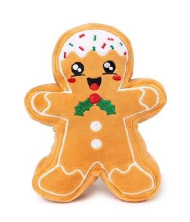 Fuzzyard Fred the Gingerbread Plush Dog Toy