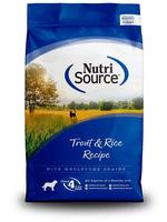 Nutrisource Trout & Rice Dry Dog Food (Item #073893269076)