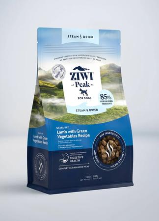 Ziwi Peak Steam & Dried Lamb with Green Vegetables Recipe for Dogs