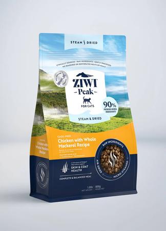 Ziwi Peak Steam & Dried Chicken with Whole Mackerel Recipe for Cats