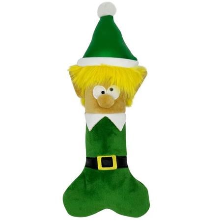 Huxley & Kent Elfin Bone Plush Dog Toy