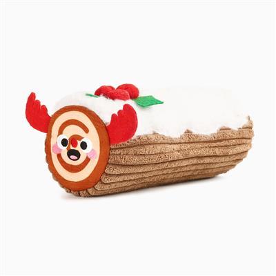 Hugsmart Yule Log Plush Dog Toy