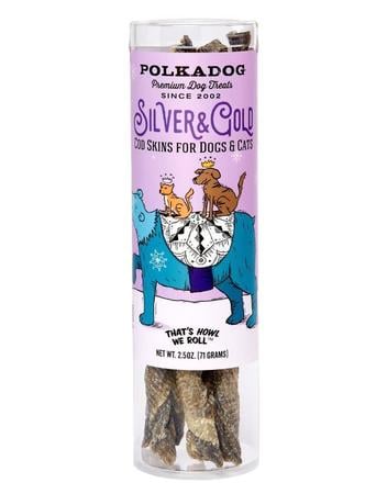 Polkadog Silver & Gold Cod Skin Treats