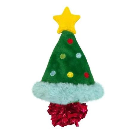 Kong Holiday Crackles Christmas Tree Cat Toy