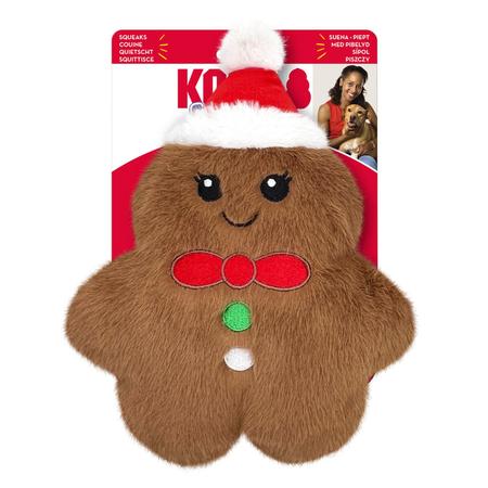 Kong Holiday Snuzzles Gingerbread Medium Dog Toy