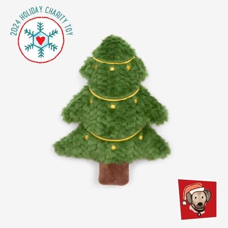 Fluff & Tuff Evergreen Tree Dog Toy