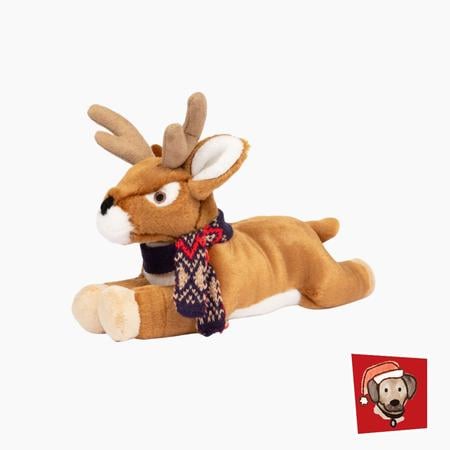 Fluff & Tuff Robbie Reindeer Plush Dog Toy