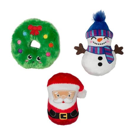 Fringe Studio We Have Great Chemis-Tree Dog Toy 3 Pack