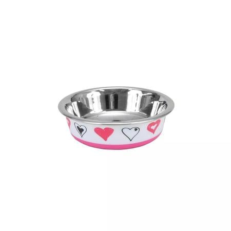 Maslow Design Series Cat Bowl - White/Pink