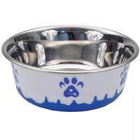 Maslow Design Series Dog Bowl - Blue Paw (Item #076484884207)