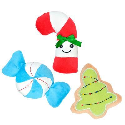 Patchwork Pet Holiday Treat Trio Dog Toys