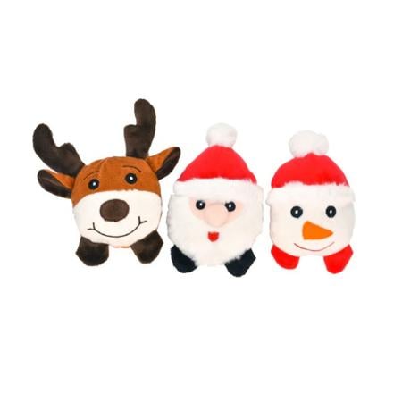 Patchwork Pets Holiday Friends Trio Dog Toys