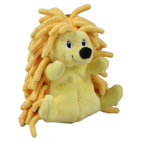 Snuggle Puppy Tender Tuffs Yellow Hedgehog Dog Toy