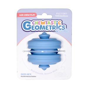 Pet Dream House Chewtastic Geometrics - Gentle Geo Hex Dog Toy