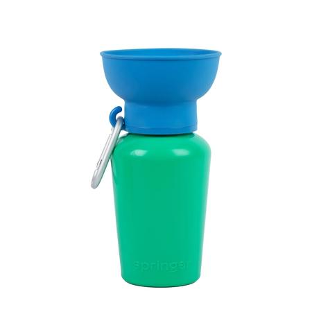 Springer Flip Dog Travel Water Bottle - Basil/Blueberry